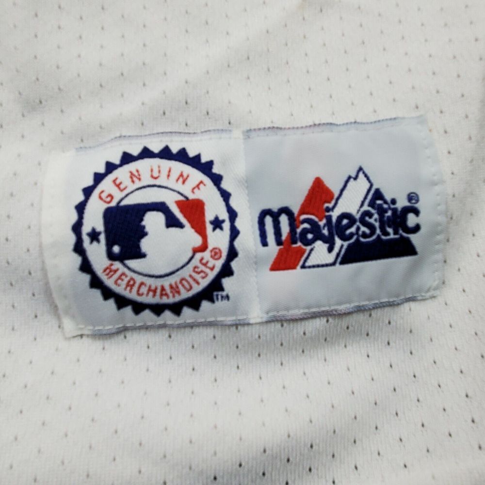 Majestic‎ New York Yankees Jersey Mens Size 2X Made in USA Baseball MLB White - Picture 7 of 10